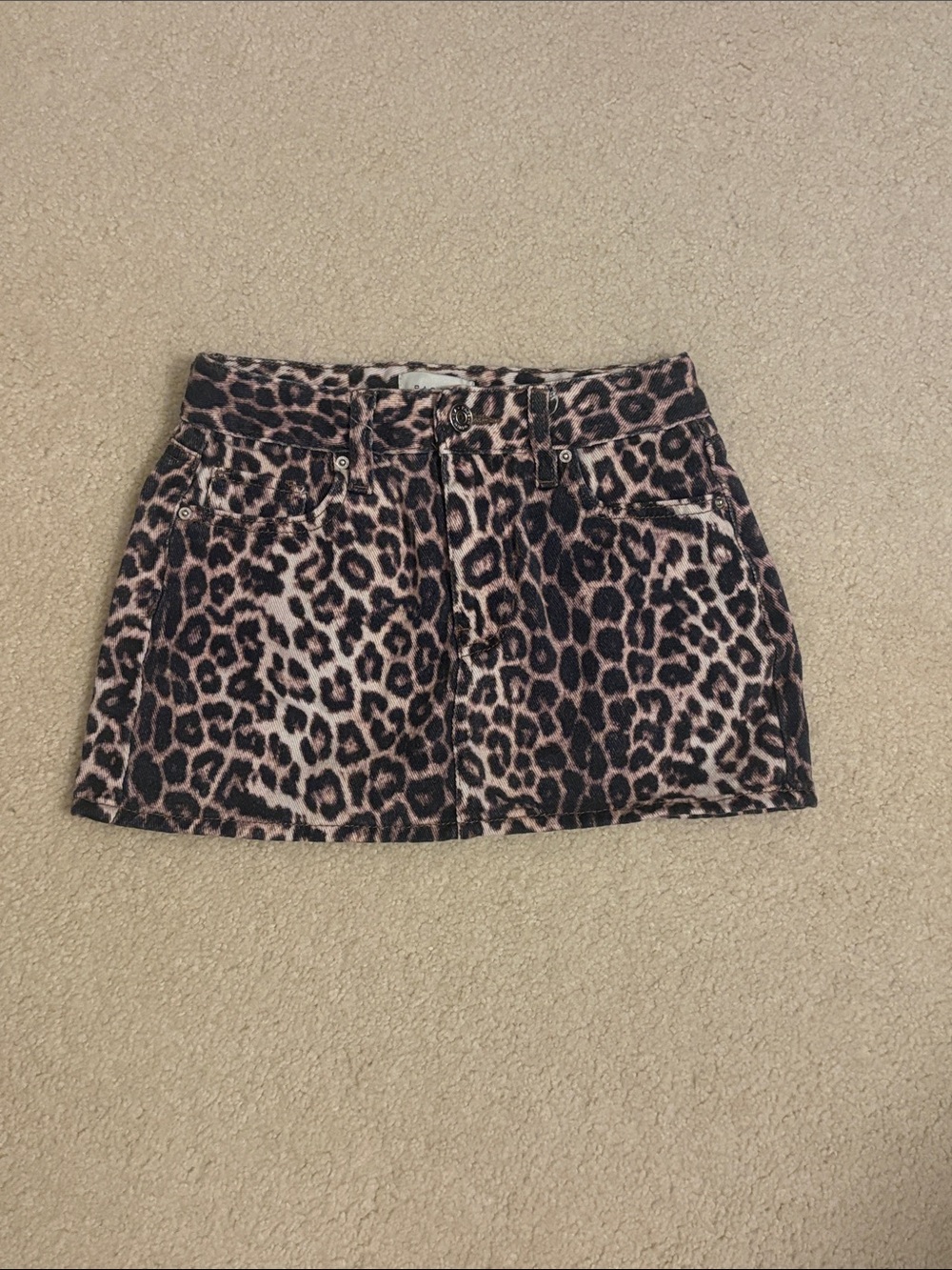 Women’s PacSun Cheetah Mini Skirt